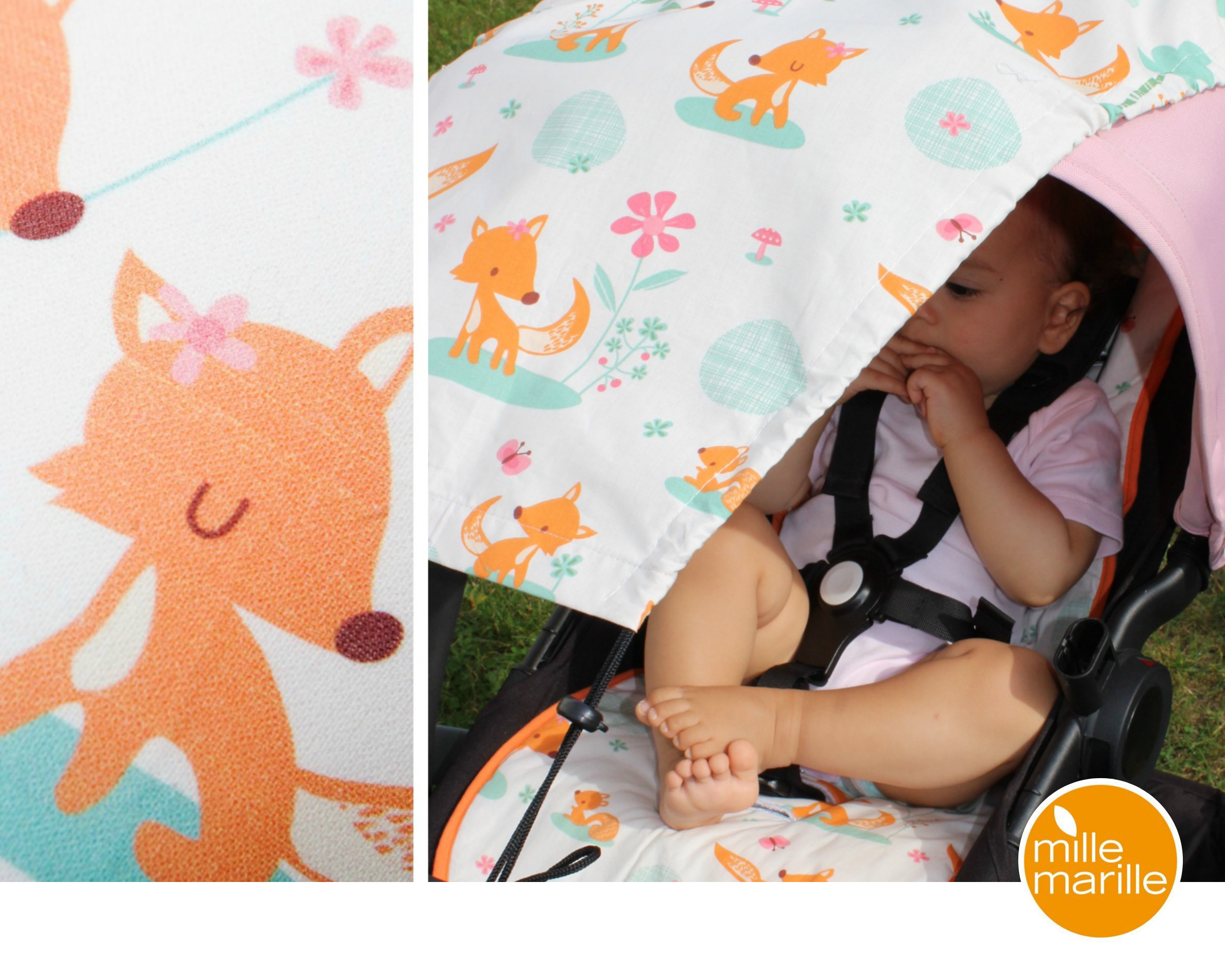 sonnensegel millemarille SUSPENSION SWEET FOXES – millemarille