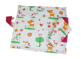 CHANGING PAD 'TO GO' FOREST ANIMALS