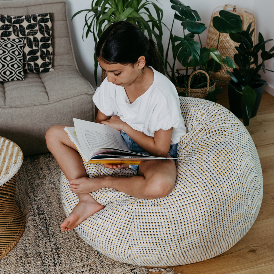 Triangle bean bag chair hotsell