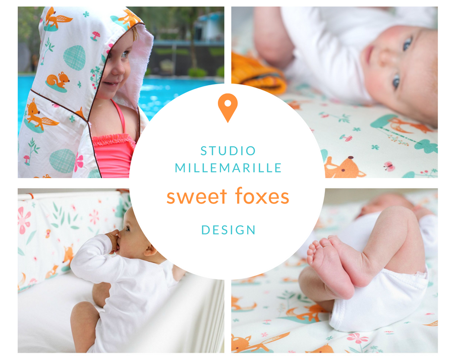 CHANGING PAD 'TO GO' SWEET FOXES