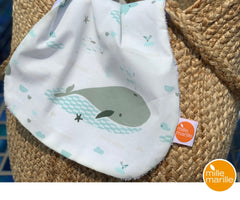 Burp Cloth SAVE THE WHALES